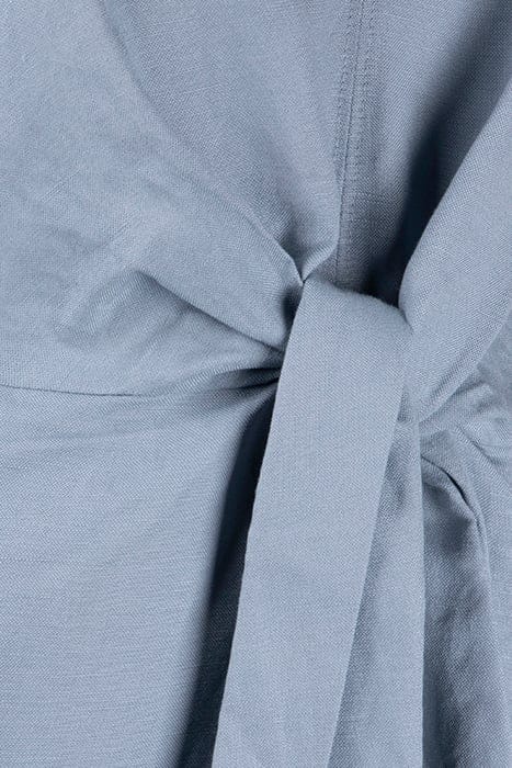KAY LINEN MIDI DRESS BLUE 3