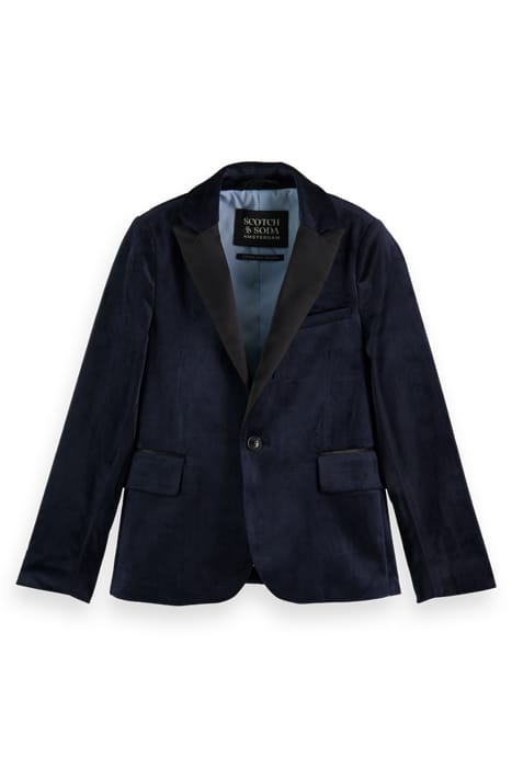 SATIN-LAPEL VELVET BLAZER NIGHT 1