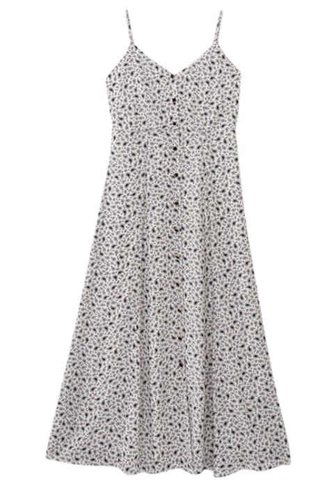 CASHMERE PRINT WHITE DRESS 1
