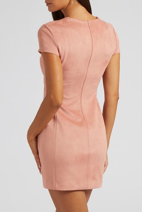 MARCIANO BY GUESS SS ALMA DRESS SATIN ROSE 2