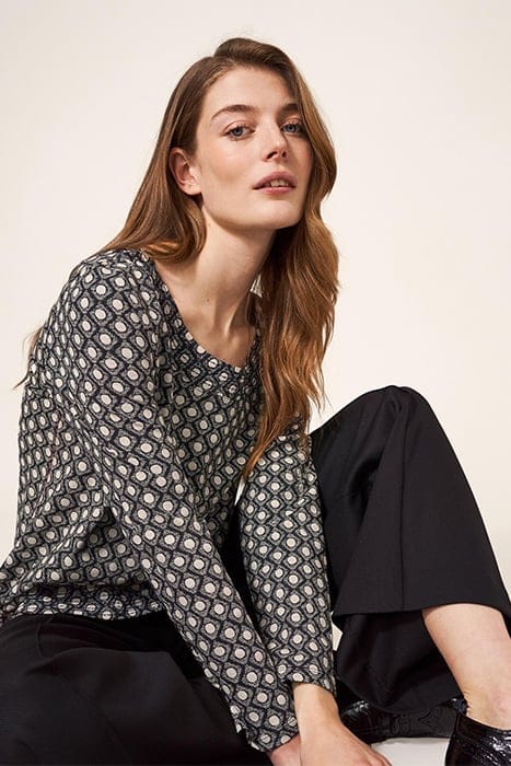 LONG SLEEVE WEAVER TEE BLACK 5