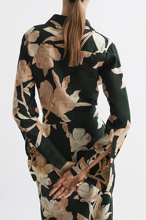 DAHLIA BLOUSES — BUTTON-DOWN KHAKI 2