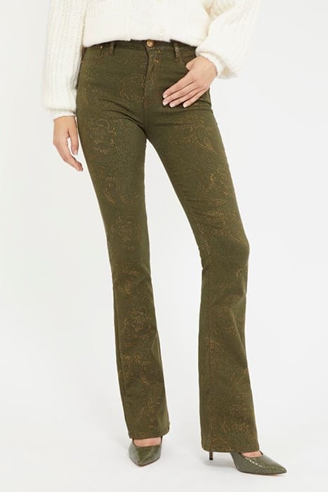 MARCIANO BY GUESS SEXY FLARE DAMASC CAMEL BLACK 1