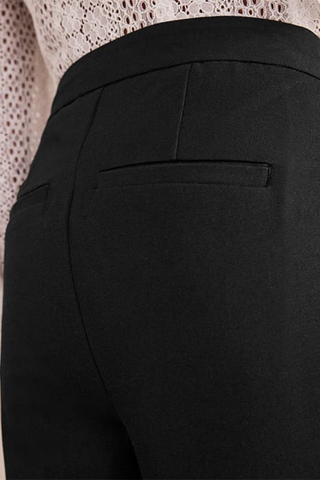 BI-STRETCH TAPERED TROUSERS BLACK 6