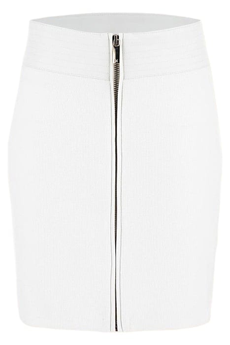 MARCIANO BY GUESS GIO ZIPPED SKIRT PALE PEARL 4