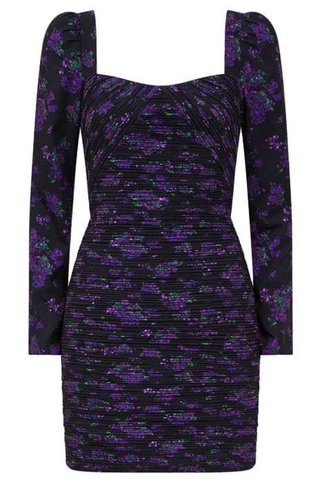 GIULIA-AMUR MINI DRESS — BERRY 4