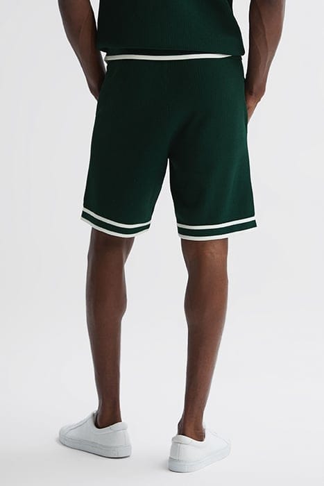 ANDRE-KNIITED SHORTS — GREEN 2