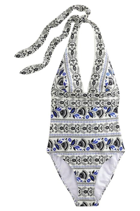 BOW DETAIL HALTER SWIMSUIT IVORY, MILOS BLOOM 3