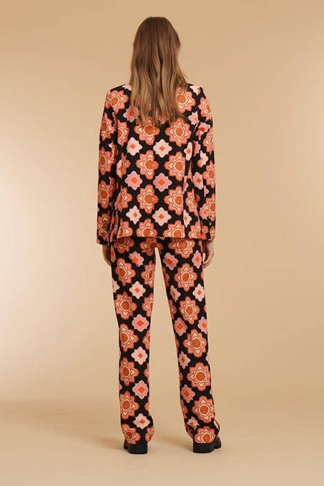 BLAZER PRINTED ORANGE/PINK/BLACK 4