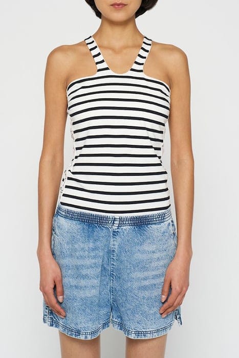SPORTY WRAPPER STRIPE ECRU/BLACK 1