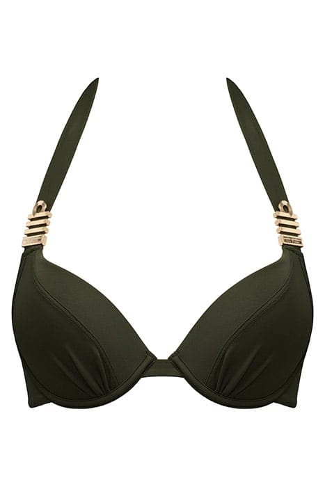 ROYAL NAVY SEAWEED GREEN PUSH UP BIKINI TOP 3