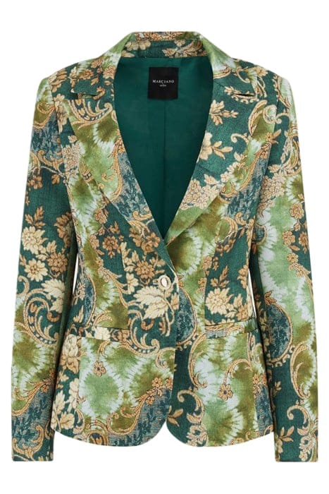 MARCIANO BY GUESS GLORIA BLAZER HEIRLOOM PRINT 4