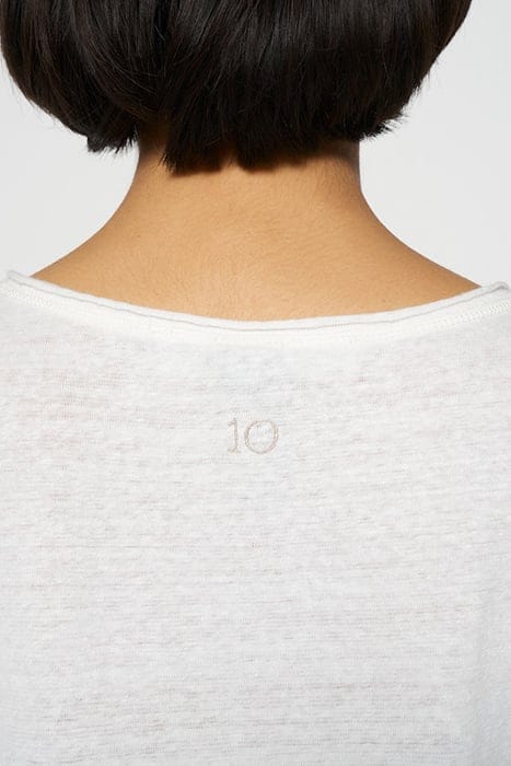 LINEN TEE DIP DYE PALE LILAC 6