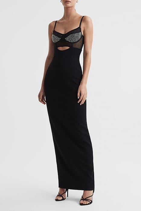 HARTLEY-RACHEL MAXI DRESS — BLACK 1