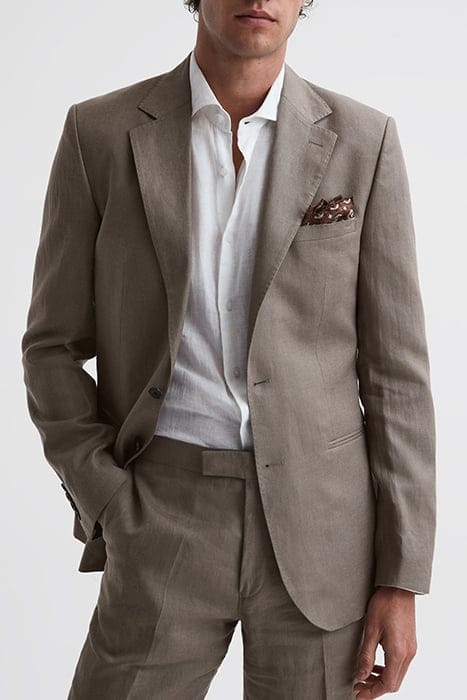 KIN LINEN BLAZER SAGE BLAZER 1