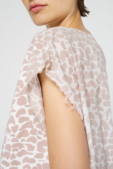 VOILE TEE LEOPARD ECRU 7