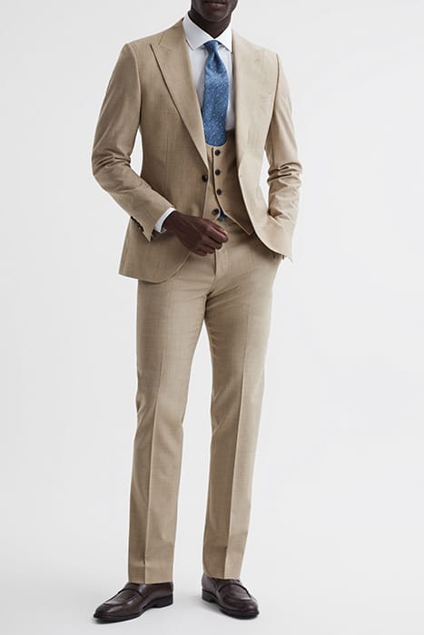WISH WAISTCOAT OATMEAL — CLASSIC FIT 4
