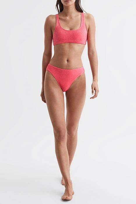 SPARKLE BIKINI CORAL — SIZE S 3