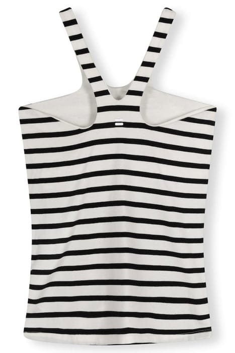 SPORTY WRAPPER STRIPE ECRU/BLACK 5
