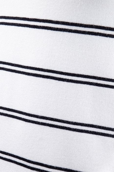 LUX TROPHY STRIPE SS ECRU / MARINE 3
