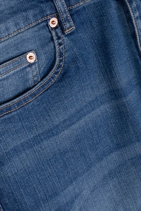 HIGH RISE SLIM STRAIGHT JEAN BLUE MID 3