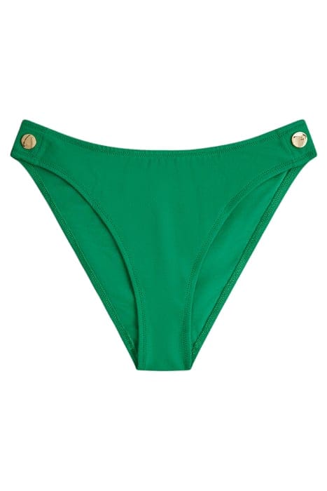 IRIS-BUTTON BIKINI BOTTOM — GREEN 4