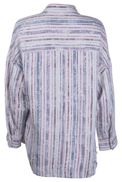 CHERRY BUTTON-DOWN SHIRT IN MULTICO ECRU 2