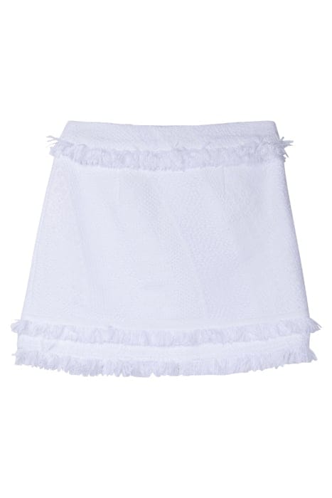 NIRAZ MINI SKIRT IN WHITE 2