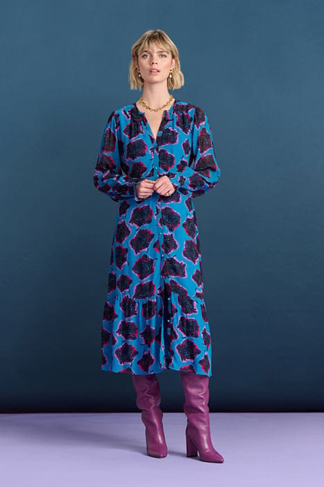DRESS - FLOWER POP BLUE 1