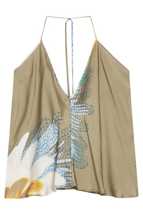 HALTERNECK TOP SHIRTS & BLOUSES NUTMEG 3