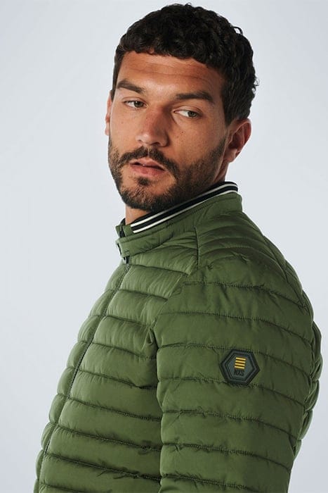 JACKET SHORT FIT PADDED DARK GREEN 6