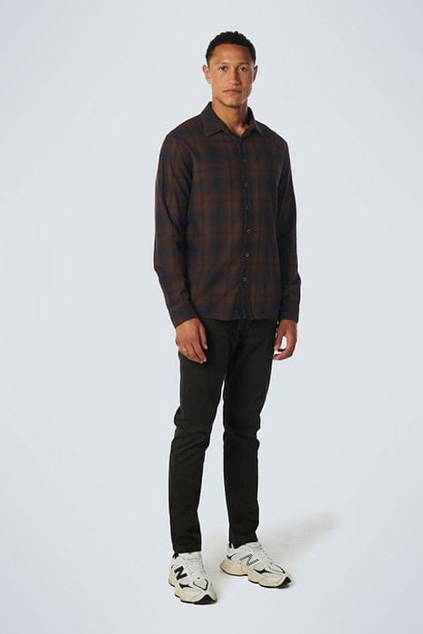 SHIRT CHECK BROWN 3