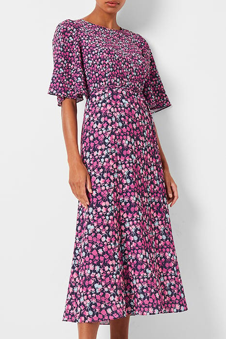 BETHANIE VERONA MIDI DRESS DAZZLING BLUE MULTI 1