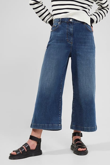 COMFORT RECYCLED CULOTTES MID BLUE 1