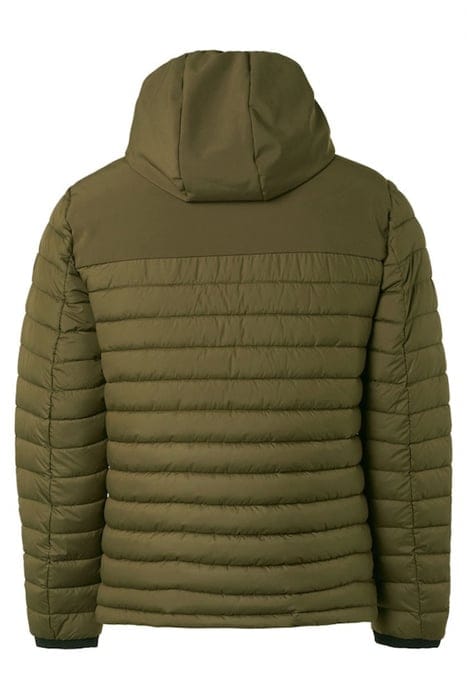 JACKET HOODED SHORT FIT PADDED MIX ARMY 5