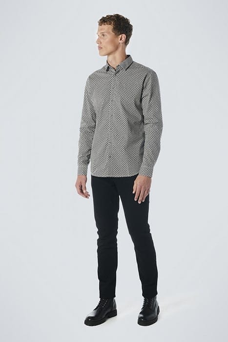 SHIRT STRETCH ALLOVER PRINTED BLACK 3