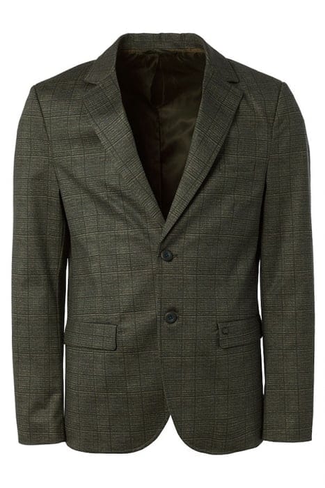 BLAZER JERSEY STRETCH CHECK TAUPE 4