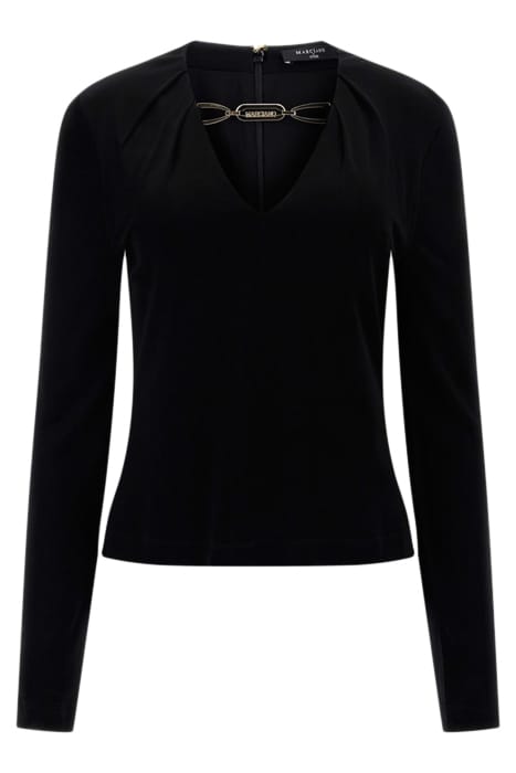 MARCIANO BY GUESS TINA TOP JET BLACK 4