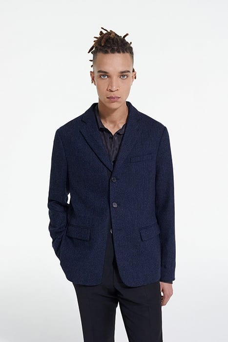 JACKET ONLY ZIG ZAG PATTERN NAVY 1