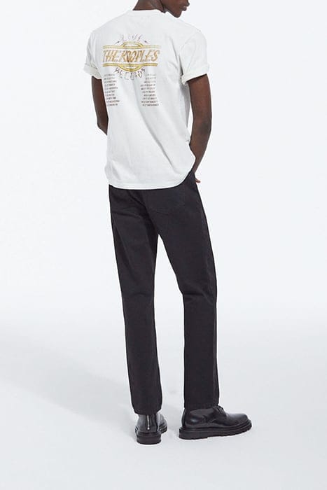 5-POCKET STRAIGHT BLACK DENIM TROUSERS BLACK DENIM 4