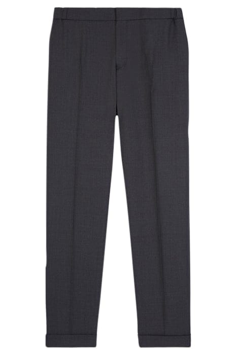SUIT TROUSERS WITH ELASTIC BELT GREY 3