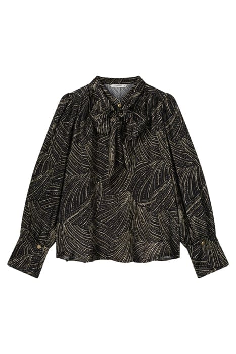 25YEARS: TOP SEQUINS PRINT BLACK 2