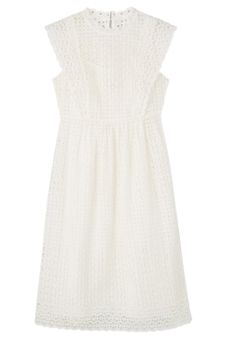 DR LAILA BRODERIE DRESS WHITE 3