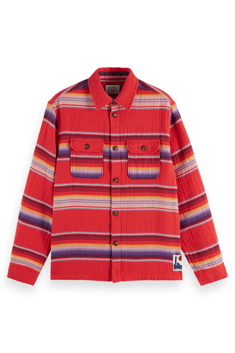 DOUBLE FACE STRIPE SHIRT MULTI COLOR STRIPE 3
