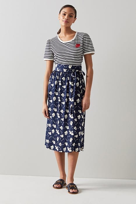 SK VALERIE NAVY/CREAM 1