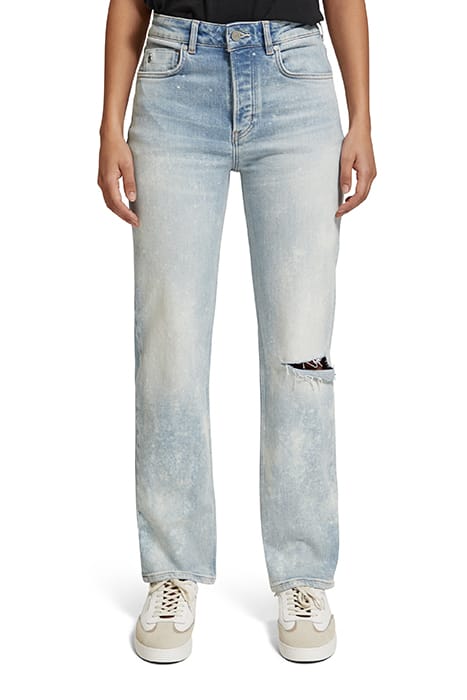 THE SKY HIGH RISE STRAIGHT JEANS BIG SPLASH BIG SPLASH 1