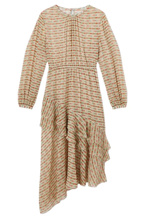 DR BEA BLOCK PRINT DRESS MULTI 3