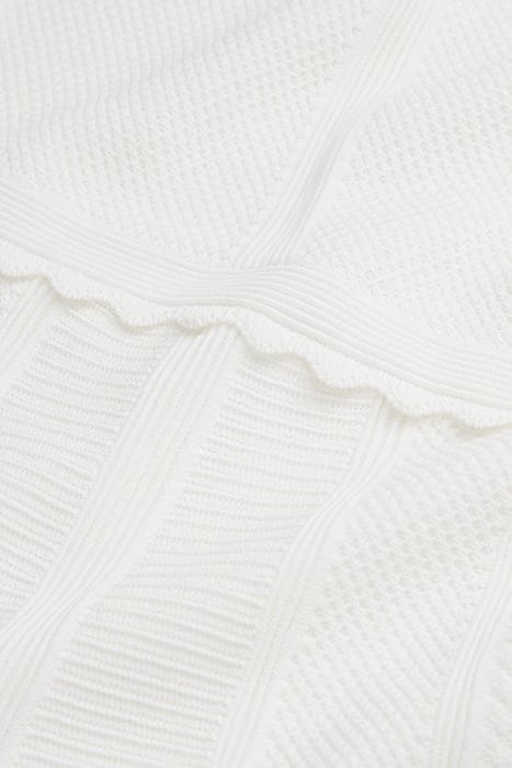 SHORT DRESS IN VISCOSE / NYLON WHITE 2