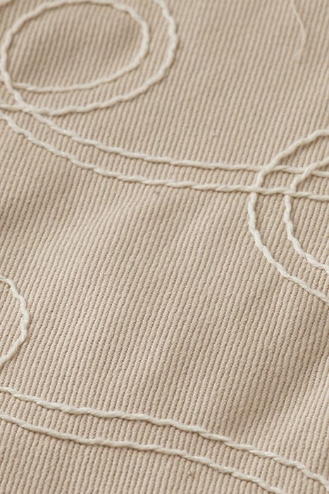 ROBE JACQUARD TWILL OVERSHIRT JACKET PEBBLE 3