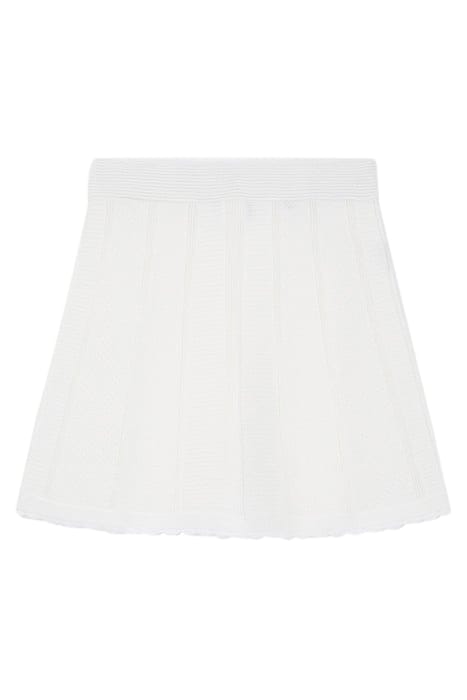 PLEATED SKIRT WHITE 1